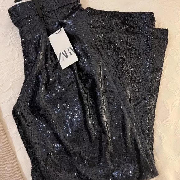 Zara Limited edition sequin pants - Picture 5 of 8